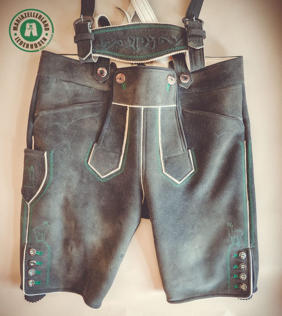 Kurze Hirschlederhose